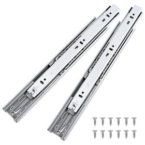 Probrico 5 Pairs 20 Inch Soft Close Drawer Slides, Ball Bearing Full Extension Dresser Slides, Side Mount Heavy Duty Drawer Glides Runners