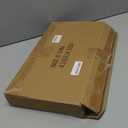 JUIOETURPine Wood Decorative Tray with Handle Rectangular Wooden Serving Tray for Breakfast in Bed,Coffee Table,Dining Table,or Kitchen - Perfect for Living Room, Bedroom, and Entryway Decor (Brown)