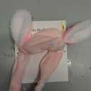 Headband Bunny Ears Headband Cute Spa Headbands for Washing Face Skincare Makeup Headbands for Women Girls Trendy Stuff Present Soft Coral Fleece Hair 1 pc