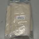 LAMIT Window Linen Curtains 45 Inch Length 2 Panels, Beige Light Filtering Panels Bronze Grommet Neutral Drapes for Bathroom/Loft Room, 34 x 45 Inch