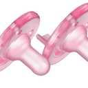 Philips Avent Super Soothie Pacifier, Pink, 3+ months, 2 Pack, SCF192/07