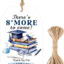 3 x G2PLUS Graduation Gift Tags - 50Pcs Graduation Thank You Tags with String, Blue Thank You for Celebrating with Me Tag for 2026 Congrats Grad Party Favors