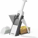 5 in 1 Safe Vegetable Chopper, Mandoline Slicer for Kitchen, Adjustable Mandoline Slicer. Easy to Clean, can't Detachable Blade, Vegetable Slicer can Cut Slicing, Strips, Shredding, Dicing,Chop