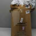 30 inches Donut Dog Bed for Medium Dogs,Calming Fluffy Round Pet Bed with Removable & Washable Cover,Fits up to 45 lbs Pets(Dark Grey,Medium)