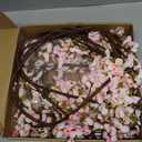 Uieke Silk Cherry Blossom Branches, 40.5in Artificial Cherry Blossom Flowers Long Stems Fake Flowers Vase Arrangements for Wedding Home Japanese Decor, Set of 8, Pink
