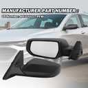 Driver Side View Mirror Compatible with Chevy Malibu 2016 2017 2018 2019 2020 2021 2022 Non Heated Without Signal Light Manual Folding LH