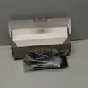 Leeven Curly Crochet Hair 12 Inch 8 Packs Pre Looped Ocean Wave Crochet Hair Black Short Boho Ocean Braids Pre Twisted Synthetic Deep Wavy Crochet Braids for Women (#1B)