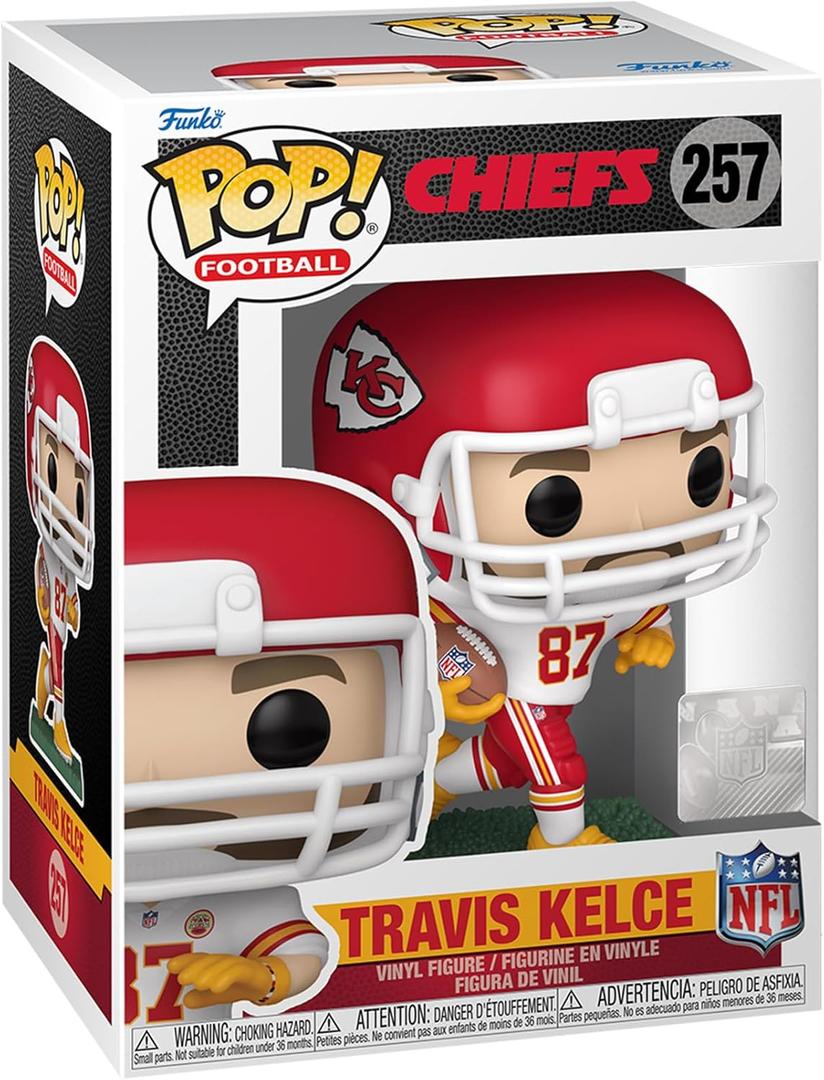 Funko Pop Collectible Toy Figure - Travis Kelce - Tasteful Society 98 - NFL - Collectable Vinyl Figure - Gift Idea - Official Merchandise - Toys for Kids & Adults - Sports Fans