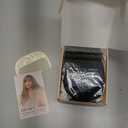 EINAEY Clip in Bangs, 100% Real Human Hair Fake Bangs Natural Black Clip in Hair Extensions French Bangs Fringe with Temples Hairpieces for Women Natural Blend Curtain Bangs for Daily Wear