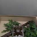 BAOLITVINE Lighted Christmas Tree 4FT 180 LED Fairy Lights, Norfolk Pine Tree with Lights for Home Room Xmas Holiday Decoration Indoor Outdoor