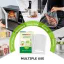 Bonsenkitchen Vacuum Sealer Bags, 50 Quart 8" x 12" Precut Food Sealer Bags, Commercial Grade, BPA Free, Heavy Duty, Customized Size Vacuum Bags for Vac Storage, Meal Prep or Sous Vide Cooking, VB12