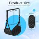 Airplane Foot Hammock for Foot Relaxation, and Cushion Foot Pad for Airplane Travel Accessories Travel Footrest Desk Portable Footrest.