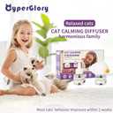 Cat Calming Diffuser Advanced Cat Pheromones Calming Diffuser, Enhanced Calming Pheromone Diffuser, 60 Day Starter Kit (48 mL*2pcs)
