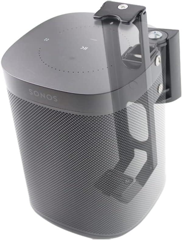 Wall Mount Bracket for SONOS ONE/SONOS ONE SL/SONOS Play 1 Speaker (Swivel and Tilt,Compatible with Both SONOS ONE/ONE SL/SONOS Play 1, Black Single pc)
