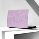 KEROM Compatible for MacBook Pro 16 inch Case 2026 M5, 2021-2025 M4 M3 M2 M1 Pro/Max Chip A3429 A3428 A3403 A3186 A2991 A2780 A2485, Crocodile Skin PU Leather Hardshell Case & Keyboard Cover, Lilac