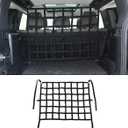 Pet Restraint Net Dog Fence Car Backseat Divider Vehicle Gate Cargo Area Travel Trunk Mesh Net Screen for Land Rover Defender 110 2020 2021 (Style A)