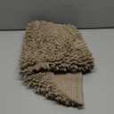 Yimobra Toilet Rug U Shaped Washable 24x20 Inch - Ultra Soft Absorbent Chenille Bath Rugs for Toilet, Quick Dry & Machine Washable, Non Slip Contour Bathroom Mat, Camel