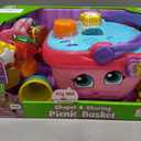 LeapFrog Shapes and Sharing Picnic Basket, Pink, 8.7" X 6.7" X 6.2"