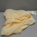 MIULEE 2 Panels Solid Color Sheer Window Curtains Elegant Window Voile Panels/Drapes/Treatment for Bedroom Living Room (54 X 63 Inches Cream Beige)