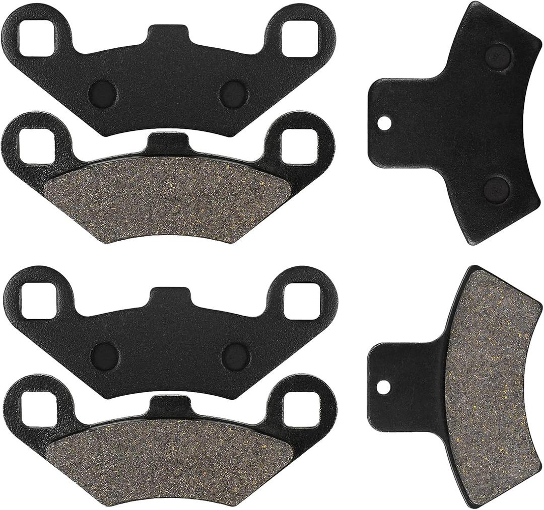 LOCOPOW Front & Rear Brake Pads for Polaris Sportsman 335 500 400 Scrambler Magnum 500 325 Trail Boss 330 Trailblazer 400 250 Xpedition 325 425 Xplorer 400 4x4 1998-2004