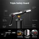 ThermoMaven Propane Torch with One-Touch Max Fire, Cooking Blow Torch Gun with a Safety Lock, Charcoal Lighter, Flame Thrower, Kitchen Food Torch Head for Grill, Sous Vide, BBQ (Tank Not Included)