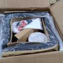 Yaheetech Bar Stools Set of 2, PU Leather Height Adjustable Swivel Barstools, Hydraulic Kitchen Counter Height Bar Chairs with Armrest and Back for Kitchen, Dining Room, Black