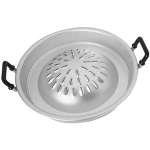 Mookata Thai Korean BBQ Smoke Steak Grill Charcoal Pan Pork Hot Pot Aluminium Asian Cookware Style 12" 14" 16" (12 inch (30 cm))