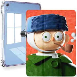 Suitalbe for iPad (A16) 11th Generation Case 11 Inch 2025, with Pencil Holder,Unique Art Design Vincent Willem Van Gogh, Trifold Stand Protective Clear sillicon Back Shell