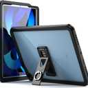 Designed for 2020-2022 iPad Air4/5 10.9 Inch Waterproof Case, IP68 Waterproof 360 Degree Professional Dustproof, Shockproof Case with Lanyard & Stand
