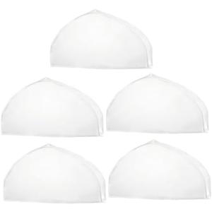Angoily 15pcs Garment Bags Thickened Shoulder Covers for Hanging Clothes Dust Protection Washable Clothing Covers for Suits Dresses Coats Portable Closet Storage