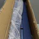 3 Tier Outdoor Side Table Adirondack Side Table HDPE End Table Patio Side Table Rectangle Tables for Outdoor Backyard Garden Balcony (Retro, Blue)