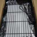 sagrynfp Indoor Greenhouse with Grow Lights, 5 Tier 23.2" L×13.4" W×61.4" H Mini Greenhouse, Grow Light Shelf with Tent and Thermometer, with 72W Full Spectrum Growing Lamps for Seed Starting