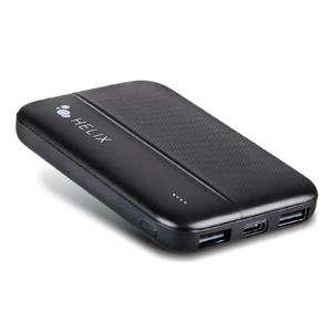 Helix 5,000 mAh Power Bank with Dual USB-A Ports