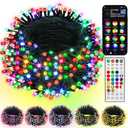 beatineon Color Changing Smart Christmas Lights,66ft 200 LED RGB String Lights with App & Remote Control,Timer,Music Sync,Dimmable Mini Lights for Xmas Tree Birthday Wedding Party Festival Decor