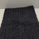 Arotive Luxury Chenille Bathroom Rug Mat, Extra Soft Thick Absorbent Shaggy Bath Rugs, Non-Slip Machine Wash Dry, Plush Bath Mats for Bathroom, Shower and Tub, 24x16, Black : Home & Kitchen