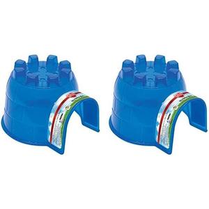 Kaytee Igloo Habitat Hideout for Pet Dwarf Hamsters, Mice, and Other Small Animals, Itty Bitty (Pack of 2)