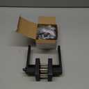 DSJJBLL Exterior Door Handle with Single Cylinder Deadbolt,Front Door Handle and Deadbolt Set,Matte Black Keyed Alike Heavy Duty Door Lever Locksets Right & Left Sided Doors,1 Key 1 Combo