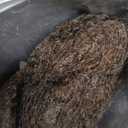 Afro Kinkys Bulk Human Hair for Draedlock Extensions Repair Locs Afro kinkyhair For Braiding Twist Braids Afro Human Hair (Natural Black, 14 Inch (Pack of 3))