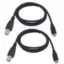 Micro USB to Printer Cable,2PCS Micro USB 5pin Male to USB Type B Data and Charge Cable,Android Phone pc to Printer,Scanner,Electronic midi Piano,Etc.(1M/3.3Feet)