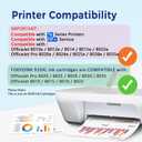 910 Ink Cartridge: Suitable for 910XL OfficeJet 8020, 8025, 8035 Printers (4-Pack)