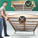 Golden Home Essentials Premium 10mm Full Size Bunkie Board (54" x 75") Slim Low-Profile Mattress Support Quiet, Moisture-Resistant, Lightweight Bed Board for Platform & Slatted Frames