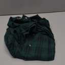 Deer Lady Plaid Flannel Shirts for Women Buffalo Plaid Shirts Oversized Long Sleeve Casual Button Down Blouse Top (Small, Green)