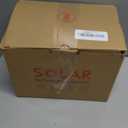 BITPOTT Bright Solar Post Lights 2 Pack, 3-in-1 [4X4/ 5X5/ 6X6] Fence Post Solar Lights for Wooden/ Vinyl, Waterproof IP65, 6000K Outdoor Light for Garden Patio Fence Deck