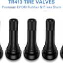 CKAuto TR413 Rubber Snap-in Tire Valve Stem (100pcs/bag)