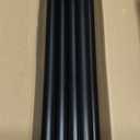 Black Curtain Rods for Windows 48 to 84 Inches Adjustable Heavy Duty 1" Diameter Window Curtain Rod with Decorative Finials for Outdoor Farmhouse Bedroom Kitchen Living Room