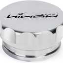 Aluminium Alloy Fuel Cap Weld On Filler Neck Oil Tank Cap (1.5 Inch, Silver)
