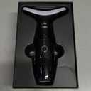 7 Color Galvanic Machines - Red Light Therapy for Face and Neck, Face Massager Tool for Wrinkles, Double Chin, Vibrating Facial Massager with Thermals, Black