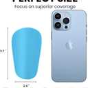 3 x 2 Pairs Mini Shin Guards Youth Soccer Tiny Shin Protective Pads Small Shin Guards Miniature Shin Pads Professional Protection for Soccer Players Kids Teenagers (Lake Blue)