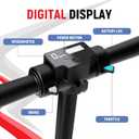Classic Foldable Electric Scooter for Kids, Bright Front Lights, Shining Pedal Lights, LED Display, Dual Brakes 150W Motor Kids Electric Scooter, UL2272 Certified