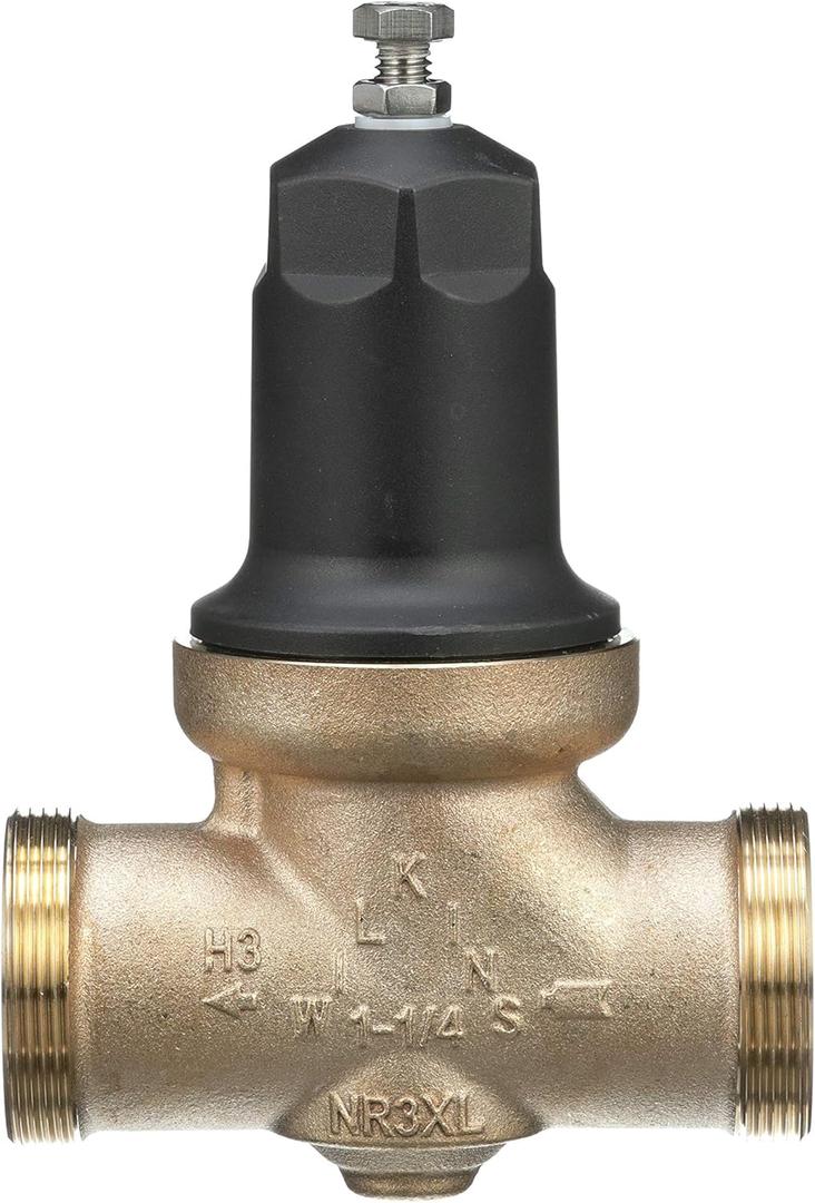 Zurn Wilkins 114-NR3XLDULU 1-1/4" NR3XL Pressure Reducing Valve with Union Capable Female x Female NPT Connection
